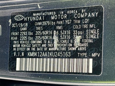 2019 Hyundai Kona SE