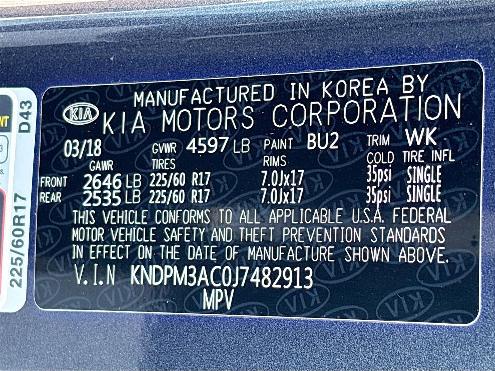 2018 Kia Sportage LX