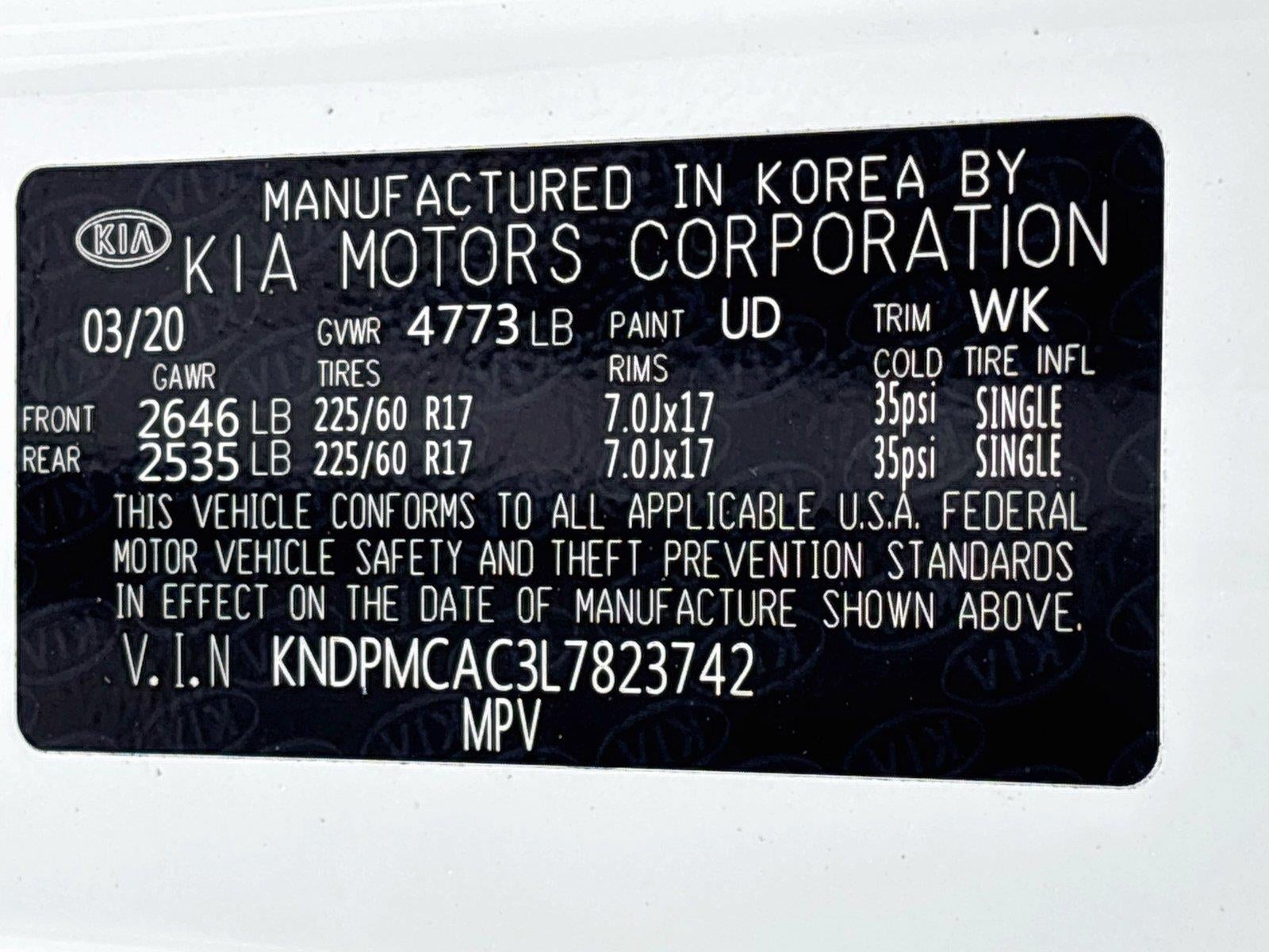 2020 Kia Sportage LX