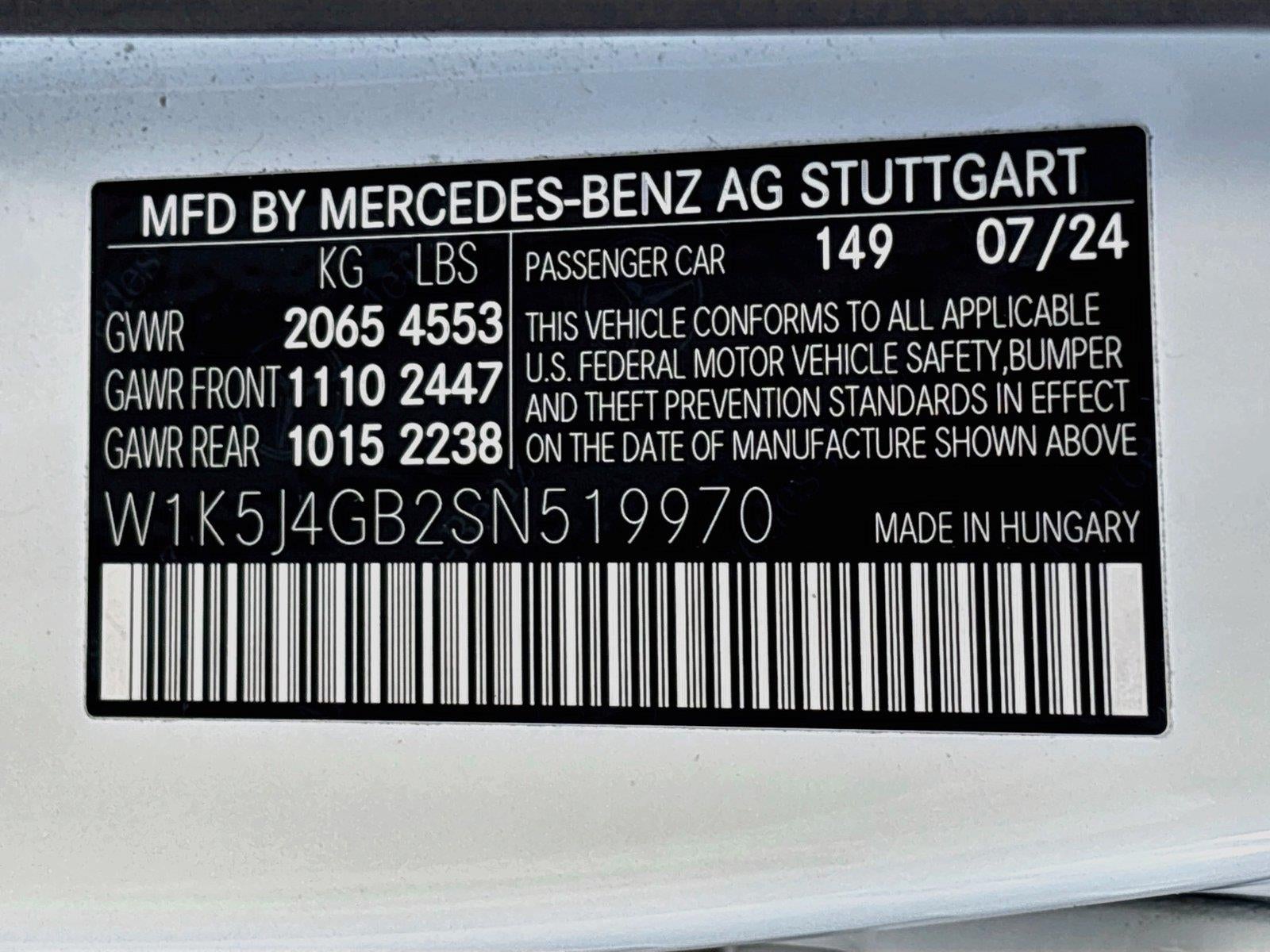2025 Mercedes-Benz Cla CLA 250