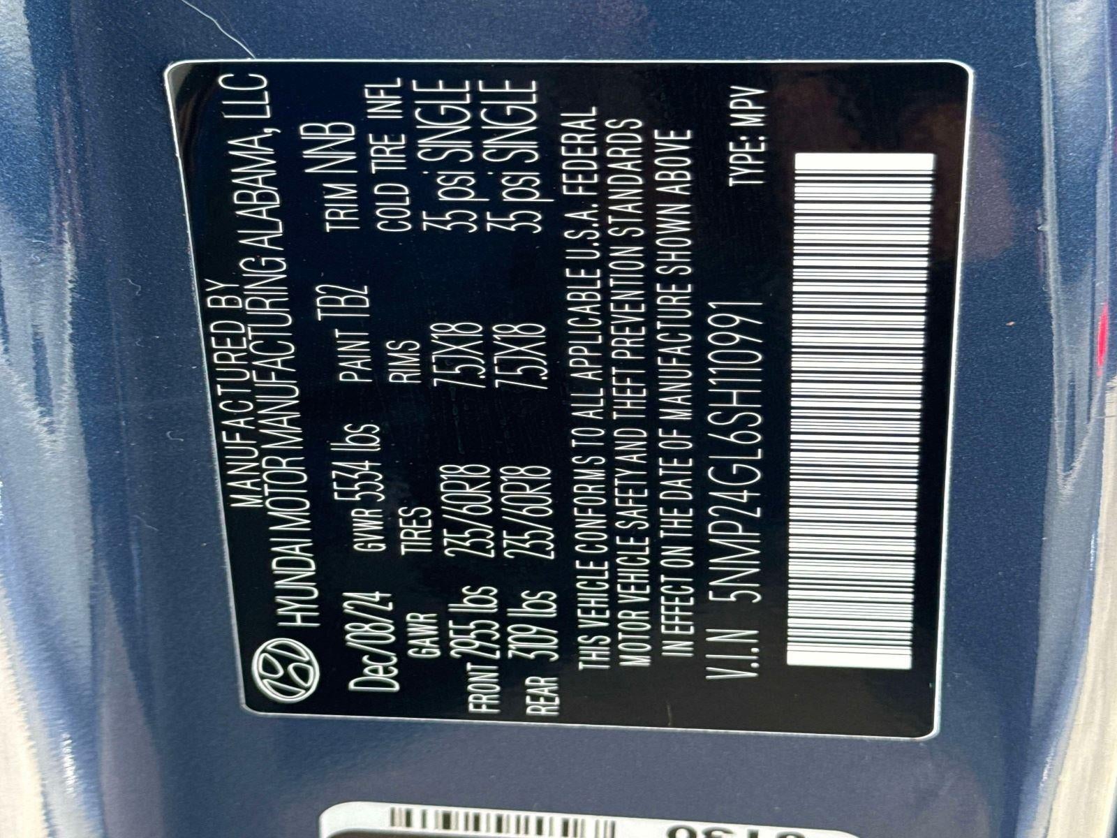 2025 Hyundai Santa Fe SEL