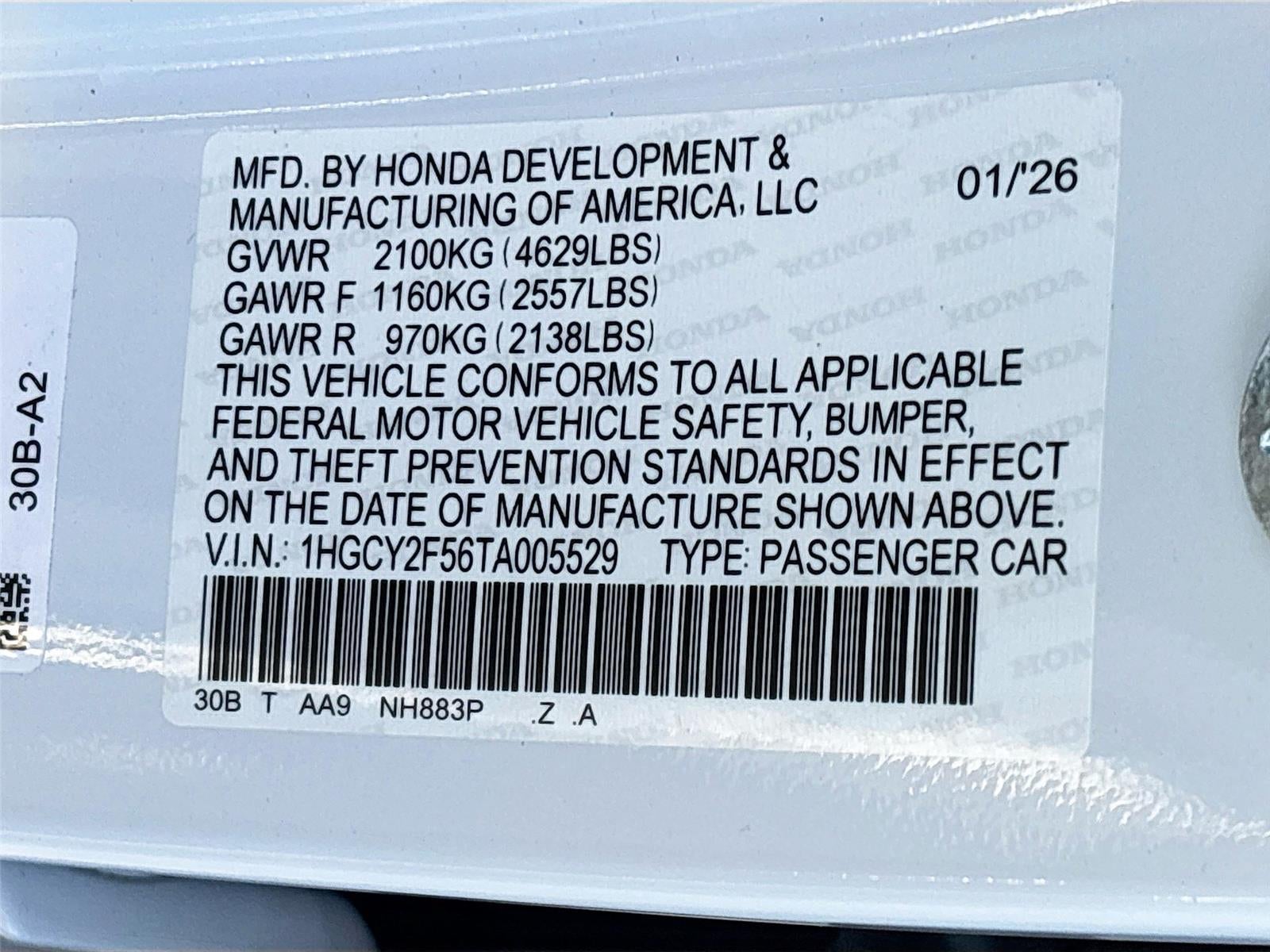 2026 Honda ACCORD HYBRID S Sport