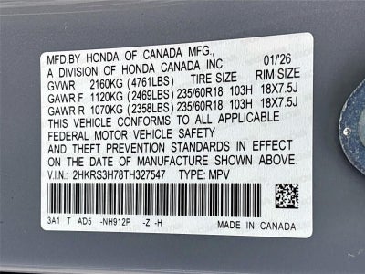 2026 Honda CR-V EXL EX-L