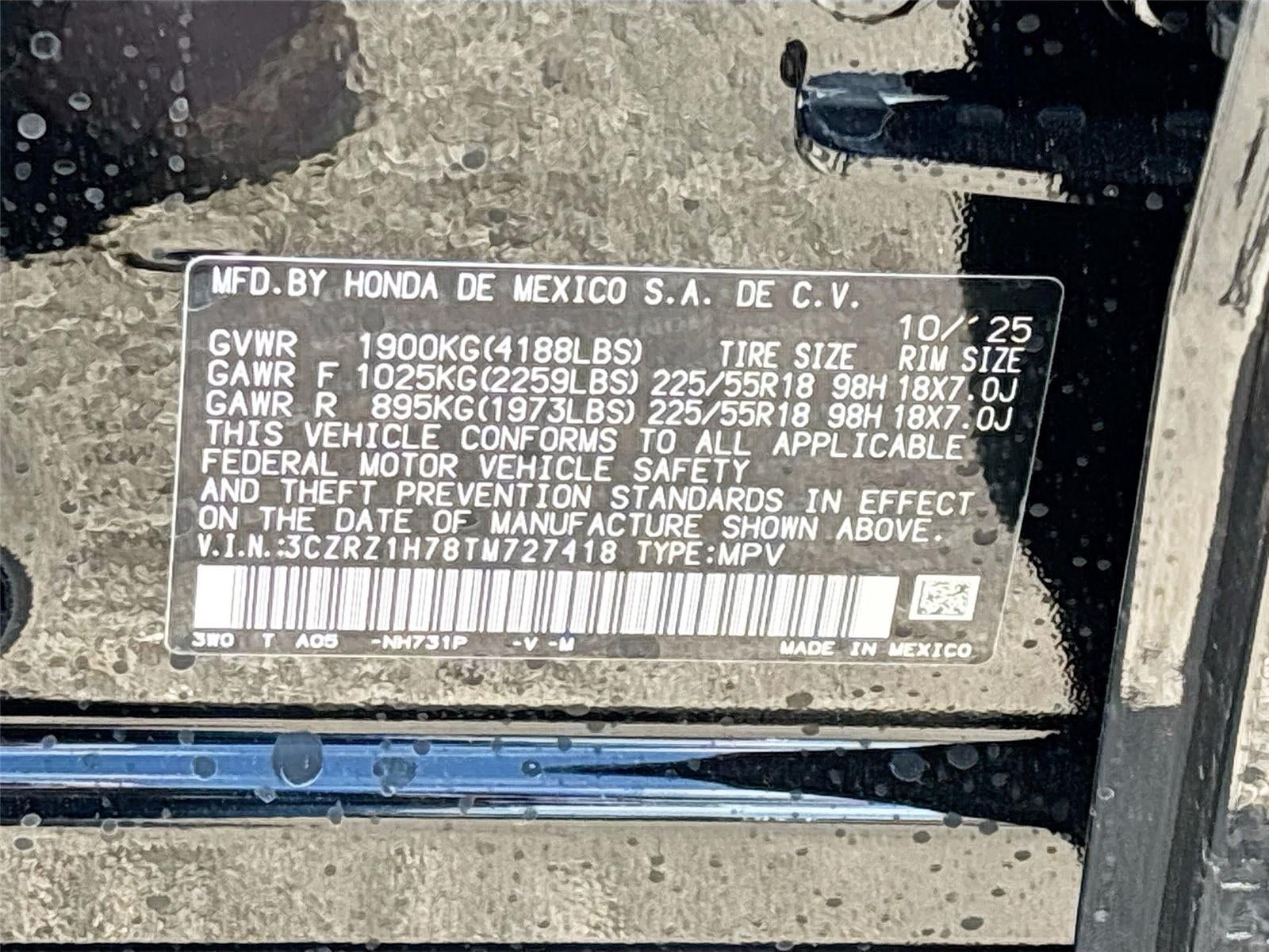 2026 Honda HR-V EX-L