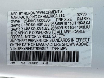 2026 Honda Passport RTL