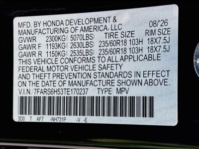 2026 Honda Cr-V Sport Sport