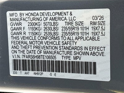 2026 Honda CR-V Hybrid Sport Touring