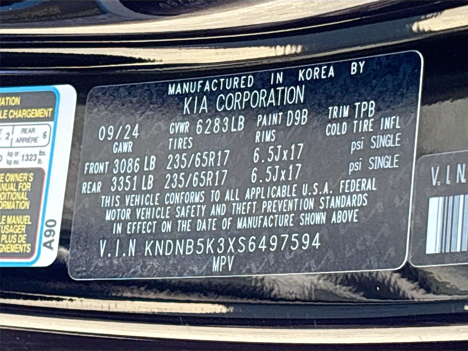 2025 Kia Carnival LXS