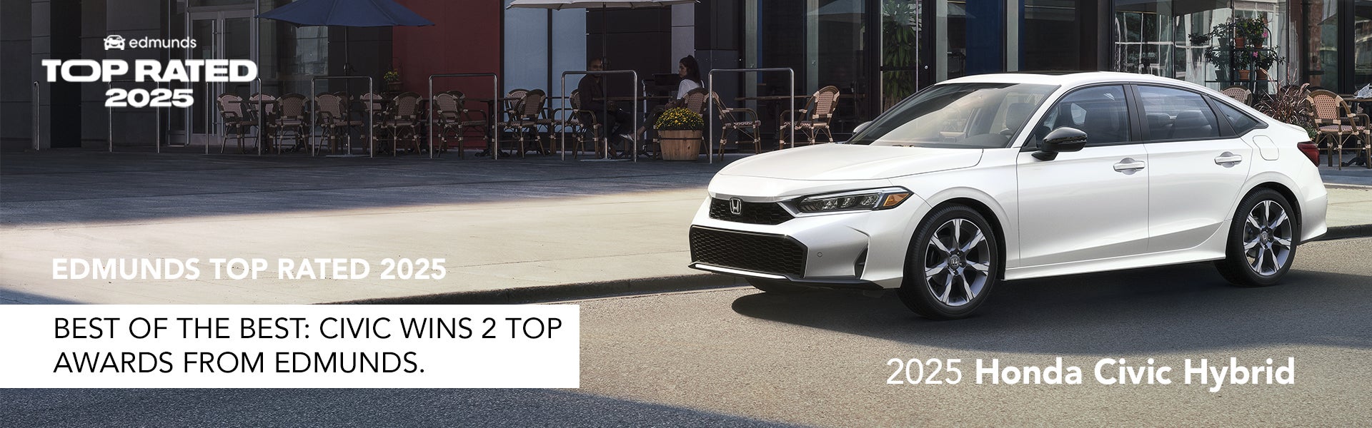 Edmunds Top Rated 2025: Honda Civic Hybrid: