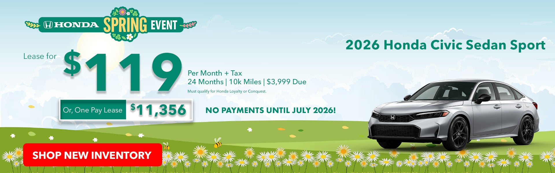 2026 Honda Civic Sedan Sport