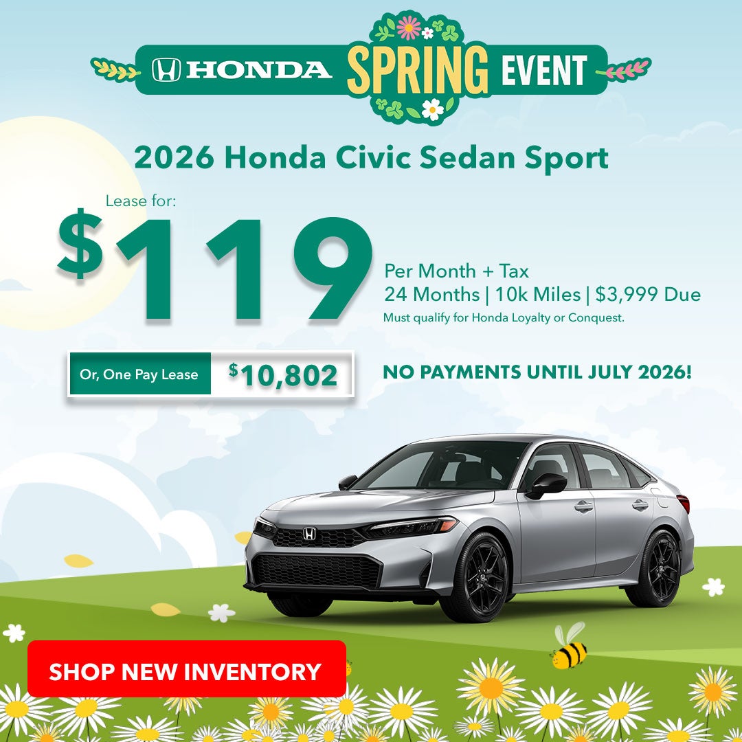 2026 Honda Civic Sedan Sport