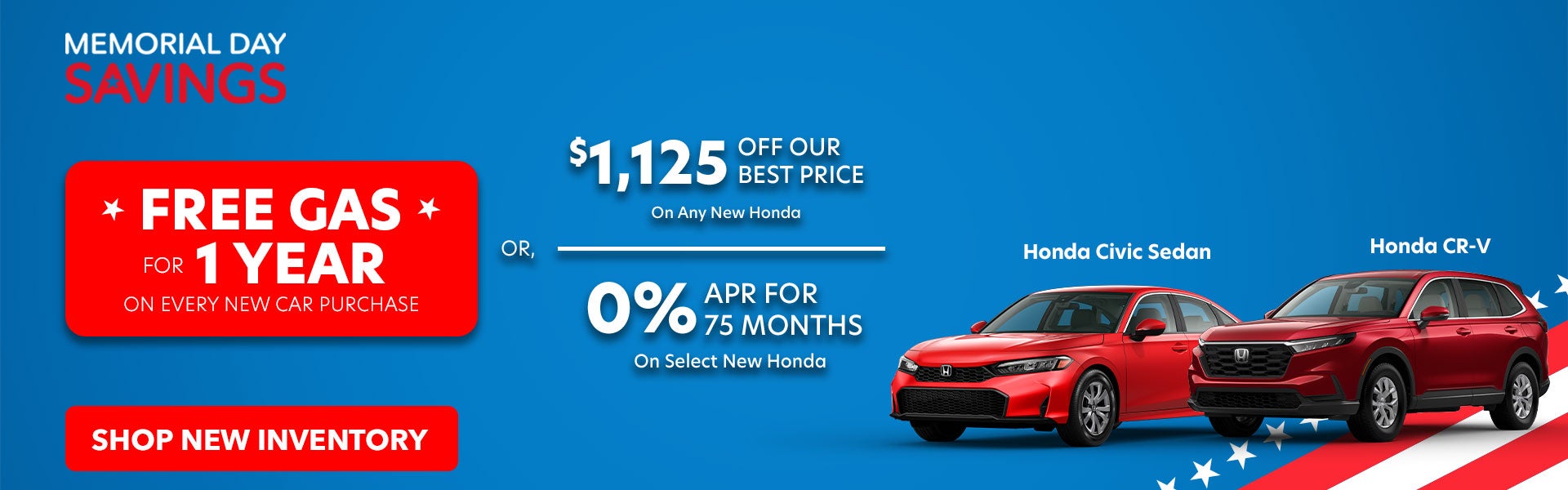 Memorial Day Specials 
