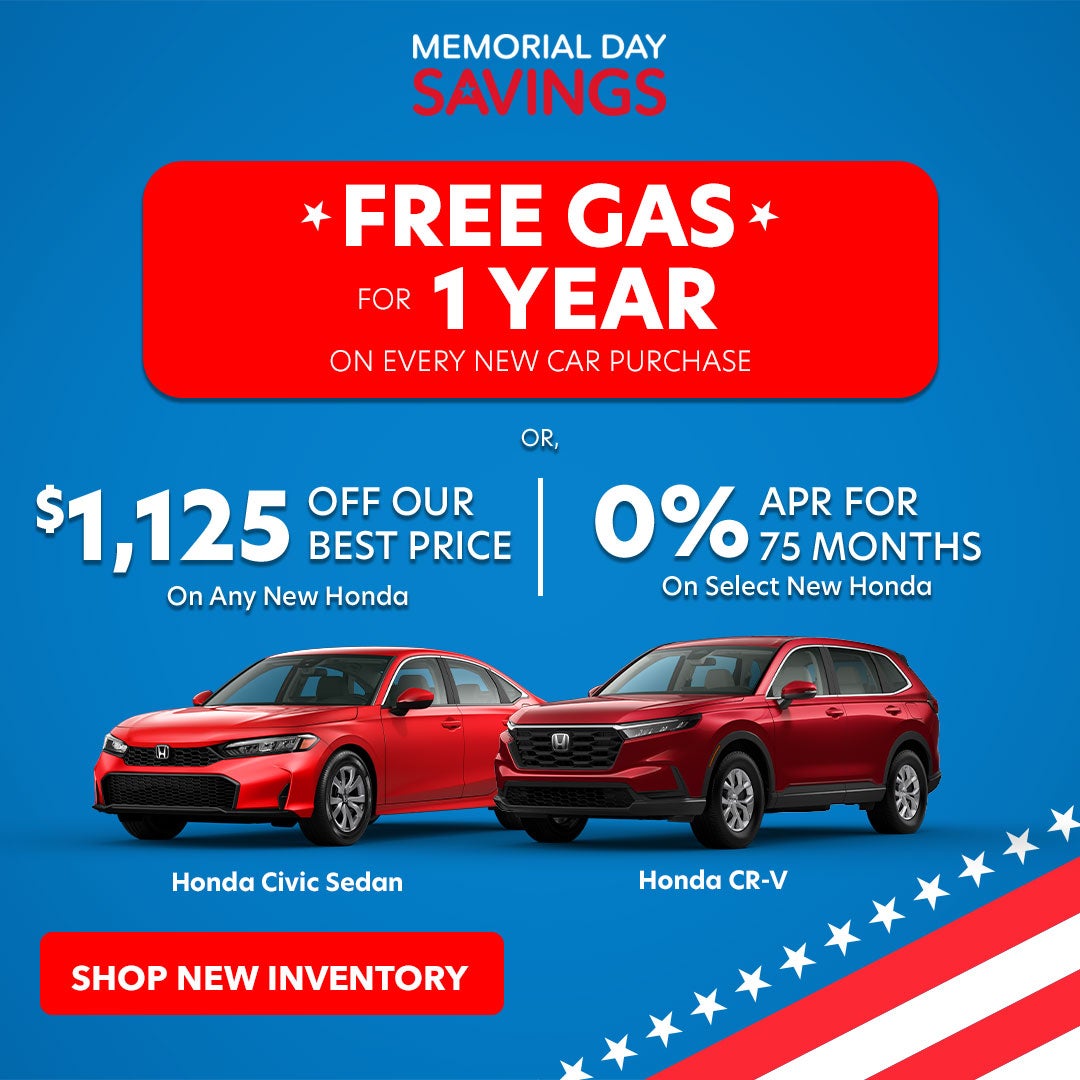 Memorial Day Specials 