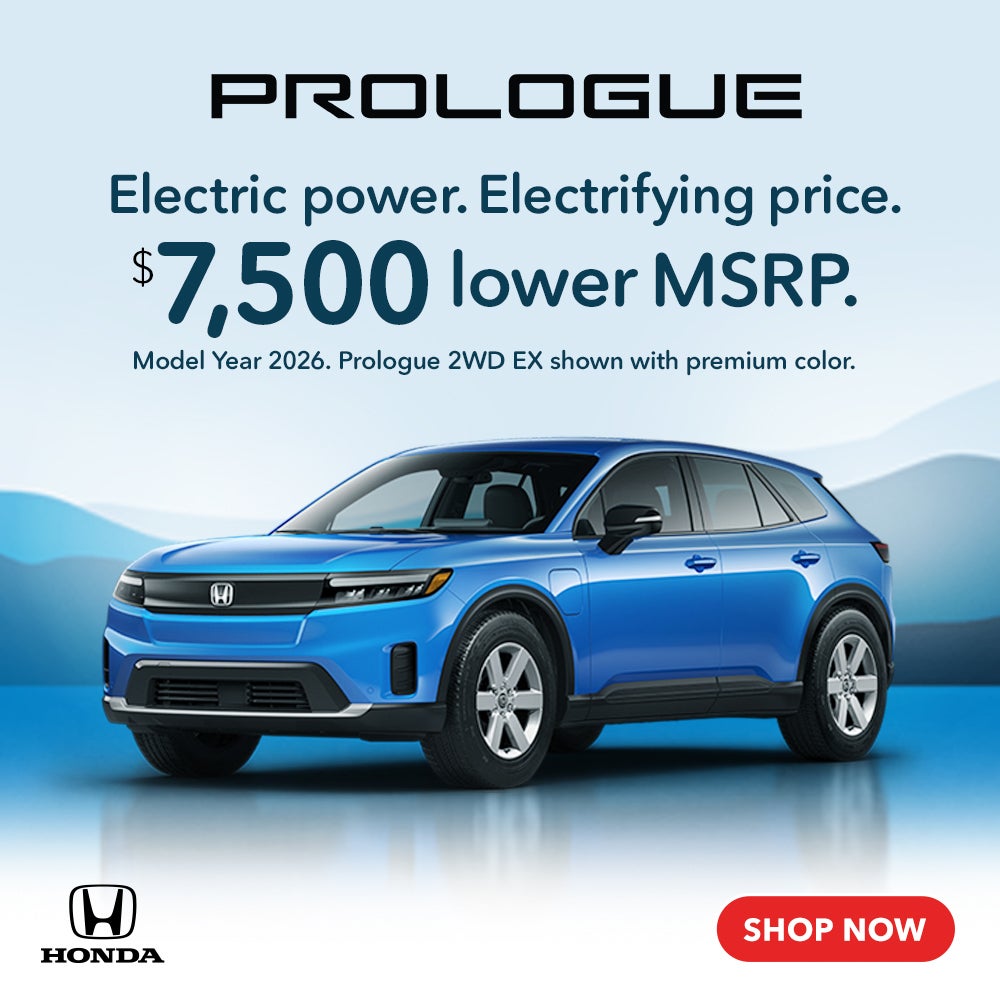 New Honda Prologue - $7,500 Lower MSRP