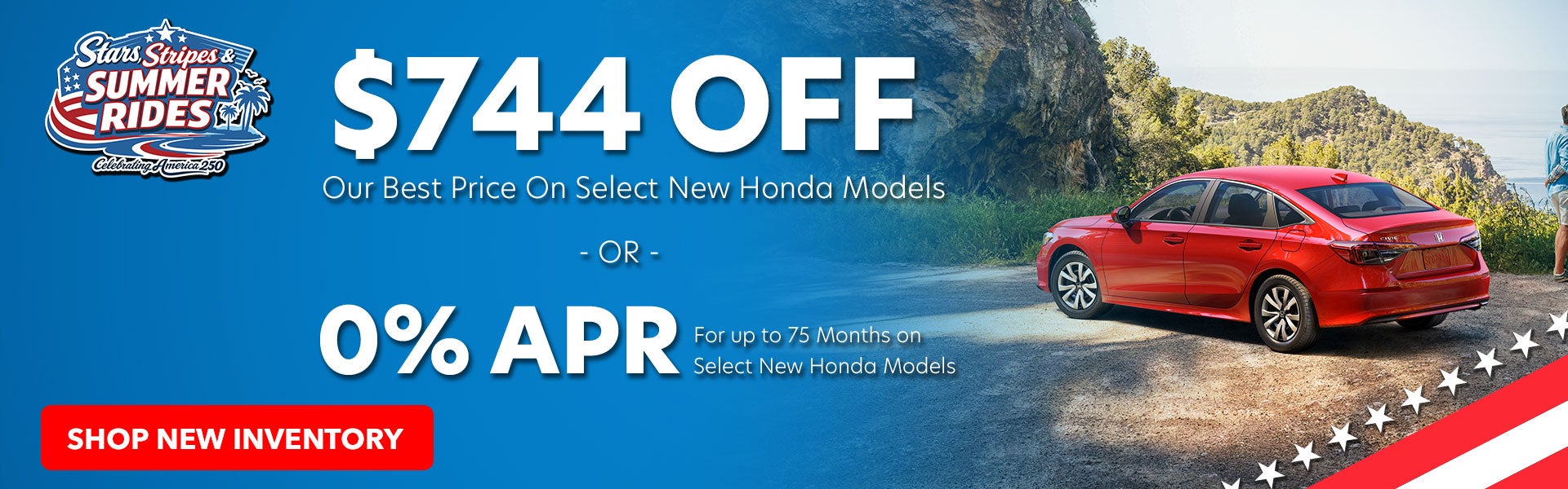 0% APR for up to 75 months