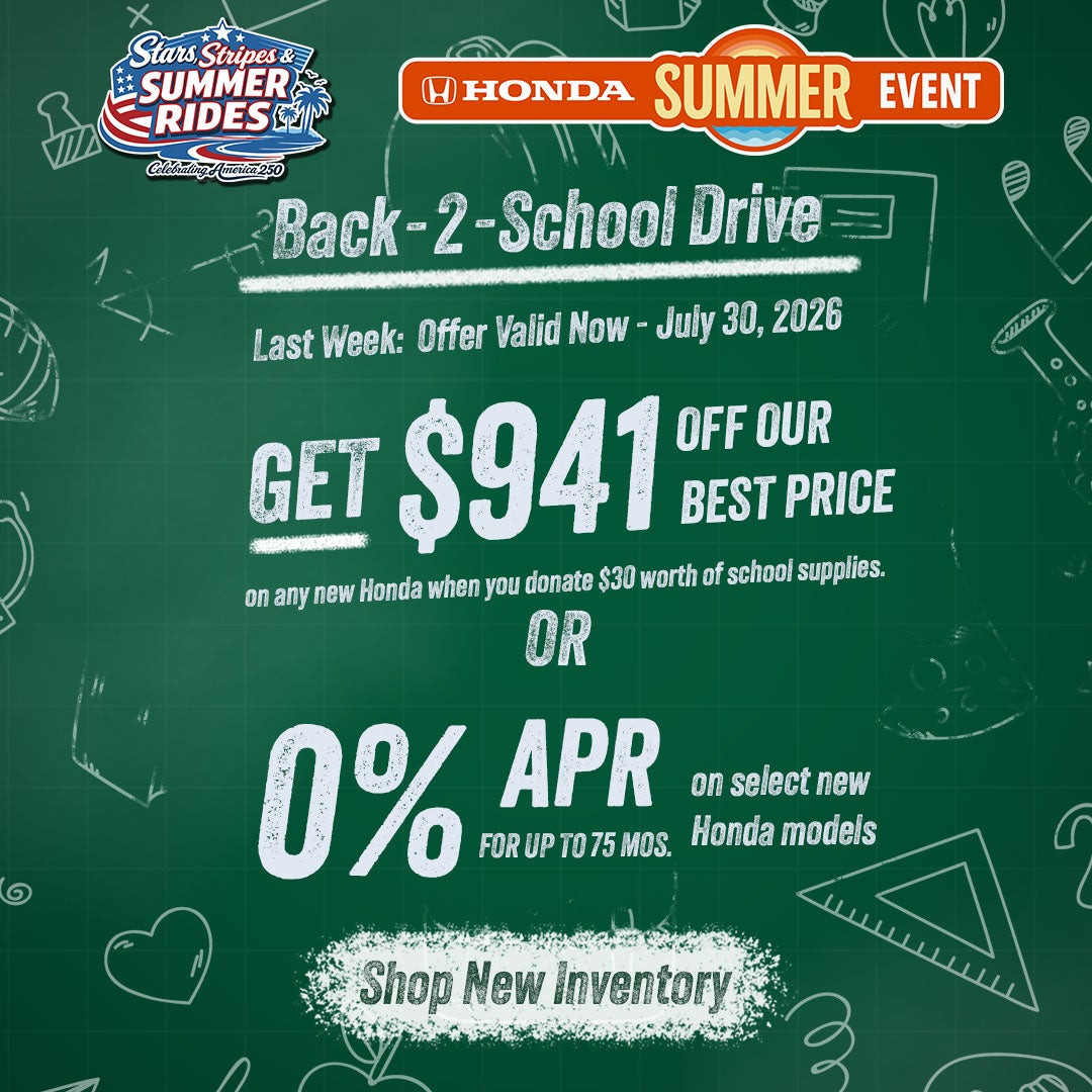 Back 2 School Drive: Get $941 Off With 25 Donation or 0% APR
