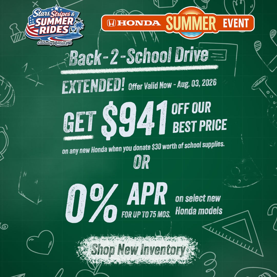 Back 2 School Drive: Get $941 Off With 25 Donation or 0% APR