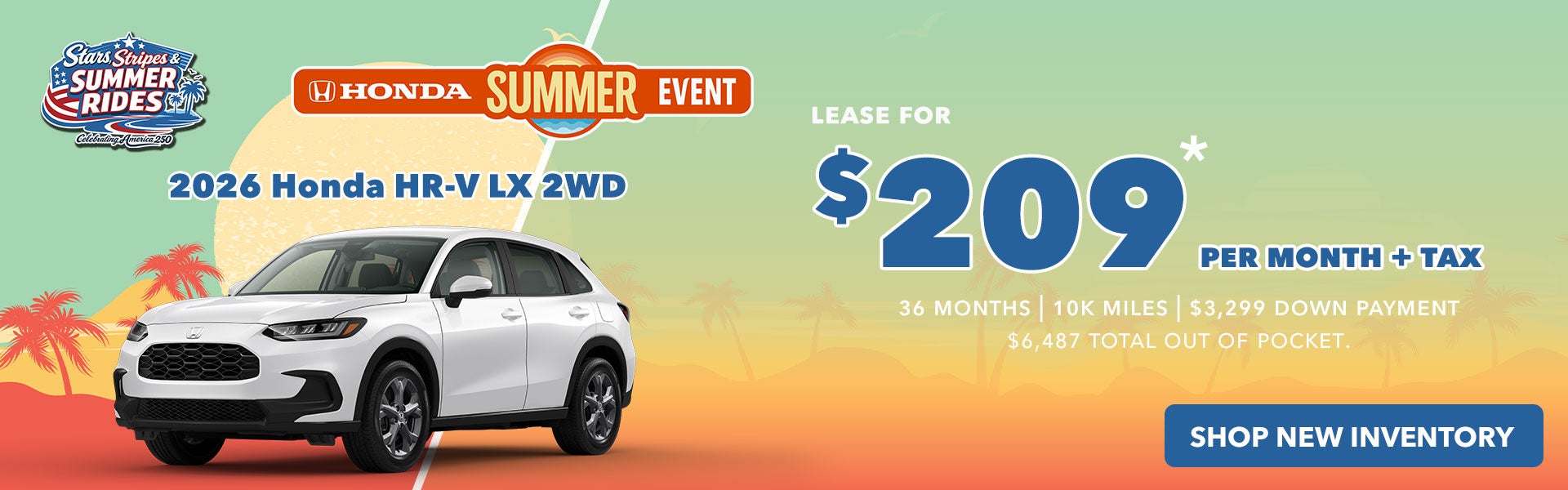 2026 Honda CR-V LX: $249/mo+tax - 36 mos. | 10k miles