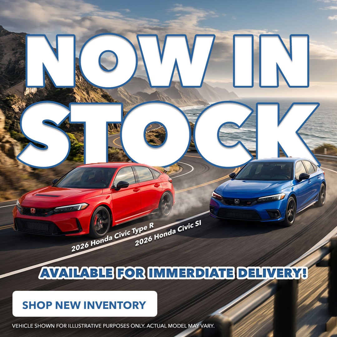 Now in Stock - 2026 Honda Civic Type R and Civic Si